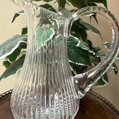 Crystal pitcher