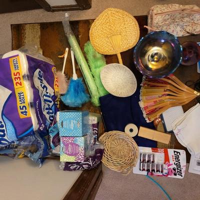Lot of household and bathroom small items
