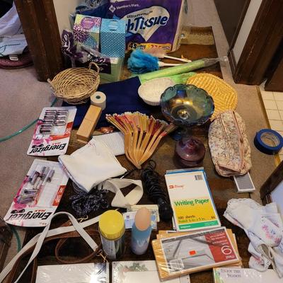 Lot of household and bathroom small items