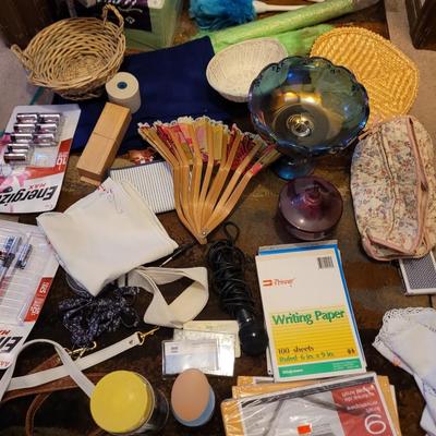 Lot of household and bathroom small items