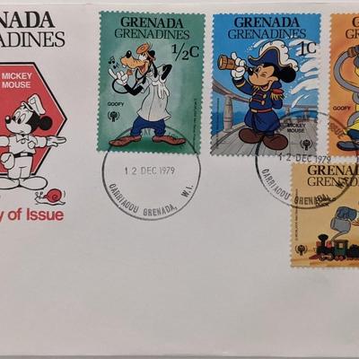 Grenada 1979 Mickey Mouse First Day Cover