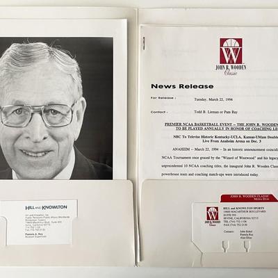 John R. Wooden Classic press packet