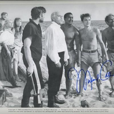 Michael Callan signed Mysterious Island movie still