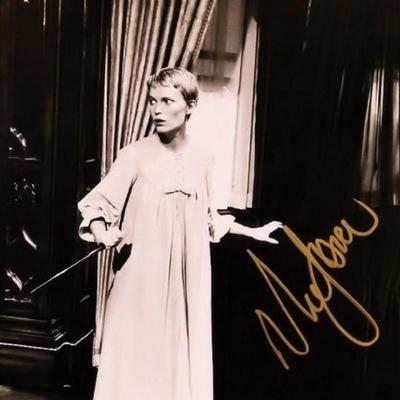 Mia Farrow signed movie photo 
