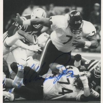 William "The Refrigerator" Perry signed photo