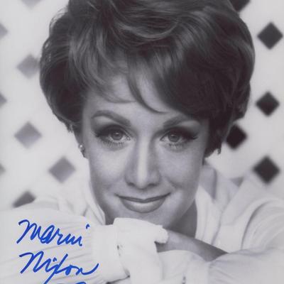 Marni Nixon signed photo
