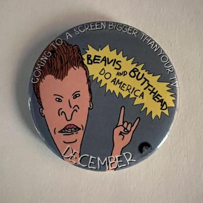 Beavis and Butthead Do America pin