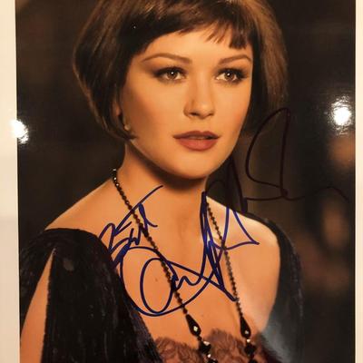 Catherine Zeta-Jones signed photo