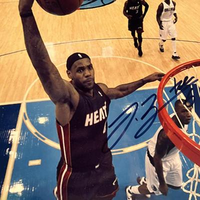 LeBron James signed photo