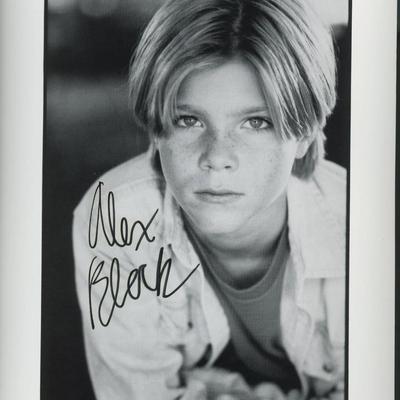 Alex Black signed photo