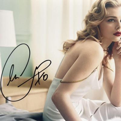 Chloë Grace Moretz signed photo