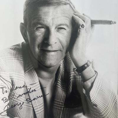 George Burns signed photo. GFA Authenticated