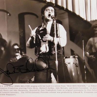 John Belushi signed photo