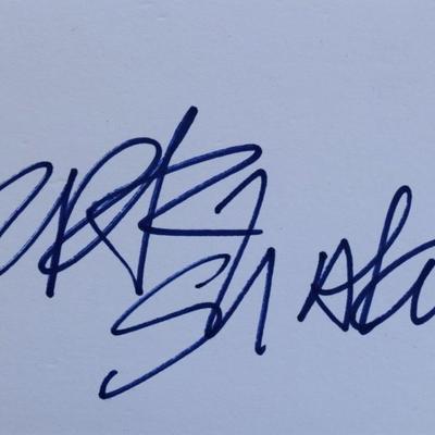 Tupac Shakur original signature