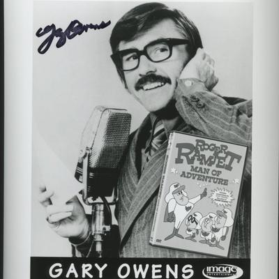 Gary Owens "Roger Ramjet" signed photo 