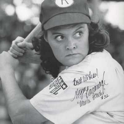 Megan Cavanagh signed A League of Their Own photo