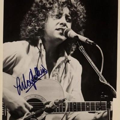 Arlo Guthrie signed promo photo 