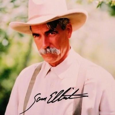 Sam Elliott signed portrait photo 