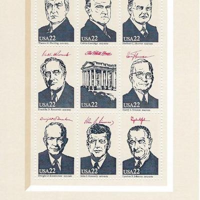 Presidents of the United States: IV Souvenir Stamp Sheet