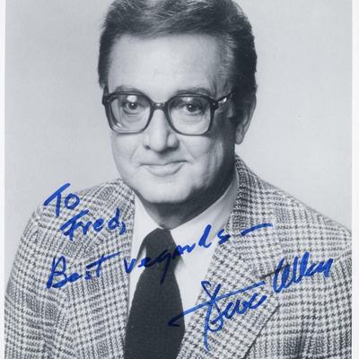 Steve Allen signed photo