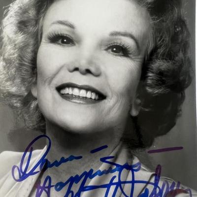 Nanette Fabray signed photo