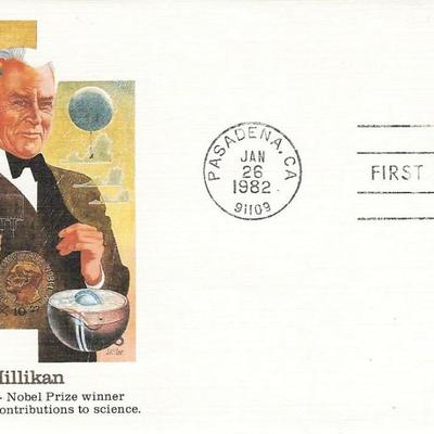 Robert Millikan FDC