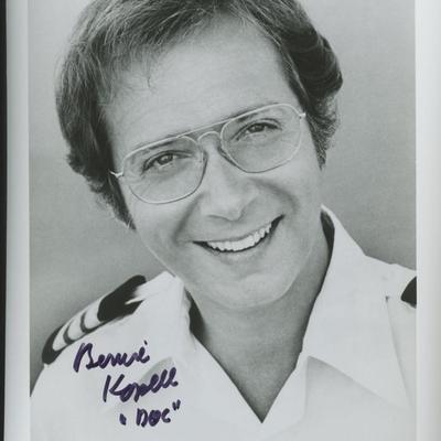 Bernie Kopell "The Love Boat" signed photo 