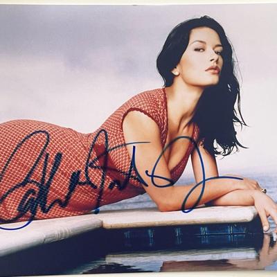 Catherine Zeta-Jones signed photo