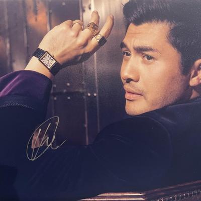 Henry Golding signed photo