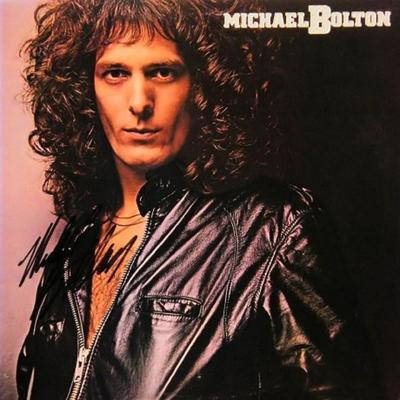 Michael Bolton signed debut album "Michael Bolton"