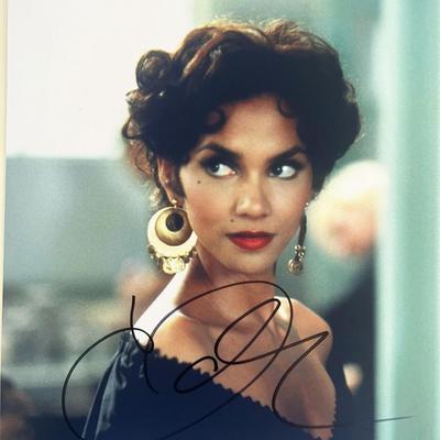 Halle Berry signed photo