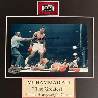 Muhammad Ali signed photo