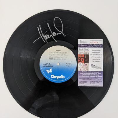 Huey Lewis And The News Sports Signed Album - JSA Authenticated
