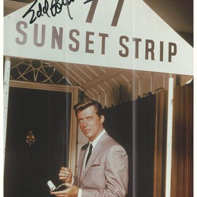 77 Sunset Strip Edd Byrnes signed photo