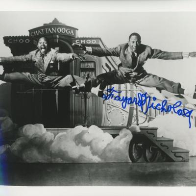 Fayard Nicholas signed photo