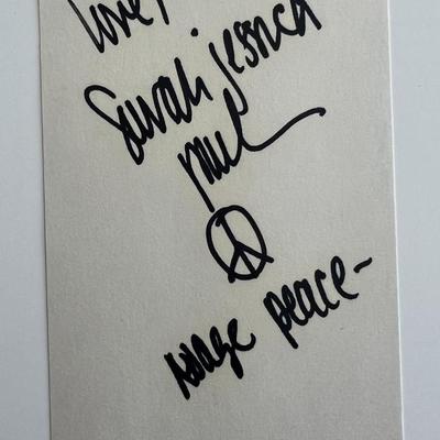 Sex in The City Sarah Jessica Parker original signature 