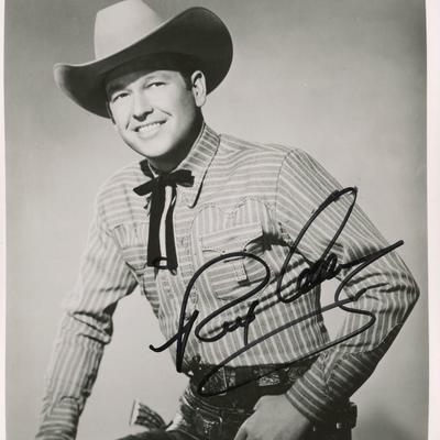 Rex Allen signed photo
