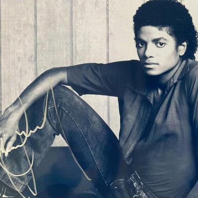 Michael Jackson signed photo