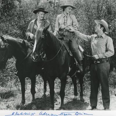 Adrian Booth Brian signed movie still