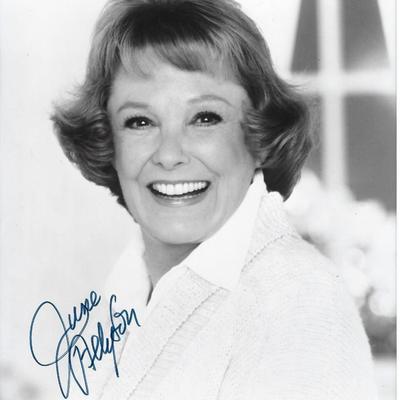 Two Girls and a Sailors June Allyson signed photo