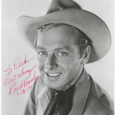 Rand Brooks signed photo