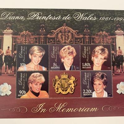 Moldova  Diana Princess of Wales commemorative stamp set