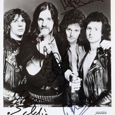 Motorhead signed promo photo 
