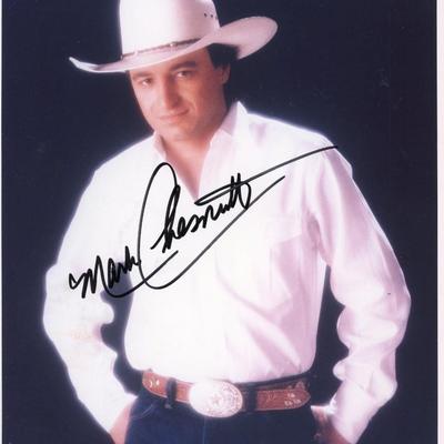 Mark Chesnutt signed photo