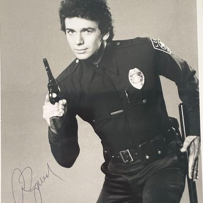 T.J. Hooker Adrian Zmed signed photo