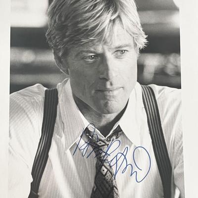 Robert Redford signed photo