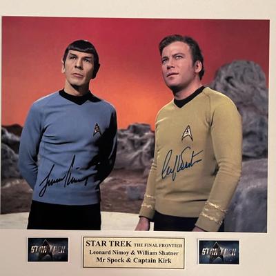 Star Trek cast signed photo
