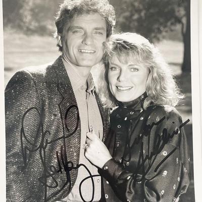 Falcon Crest signed photo