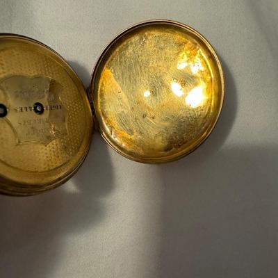 14k Pocket Watch with Winding Key (DR-TF)