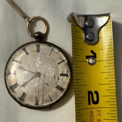 14k Pocket Watch with Winding Key (DR-TF)